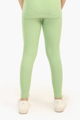 Carina - Girly Ribbed Leggings