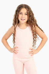 Carina - Girly Ribbed Tank Top