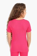 Carina - Girly Short Sleeves Top