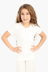 Carina - Girly Short Sleeves Top