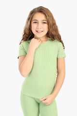 Carina - Girly Short Sleeves Top