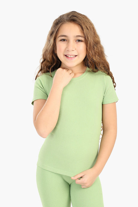 Carina - Girly Short Sleeves Top