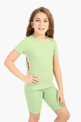 Carina - Girly Short Sleeves Top