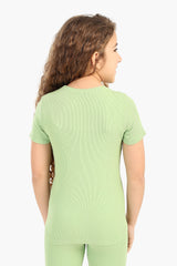 Carina - Girly Short Sleeves Top