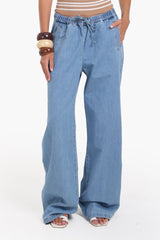 Carina - Wide-Leg Relaxed Denim Pants