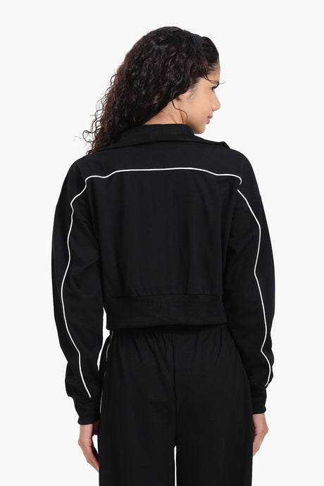 Carina - Lounge Jacket with Side Stripes