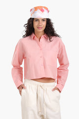 Carina - Long Sleeves Cropped Shirt