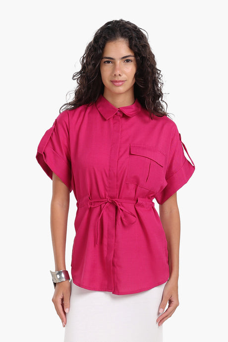 Carina - Lounge Shirt with Drawstring Waist