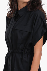 Carina - Lounge Shirt with Drawstring Waist