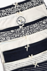 Carina -Pack of 7 Girly Brief Panties