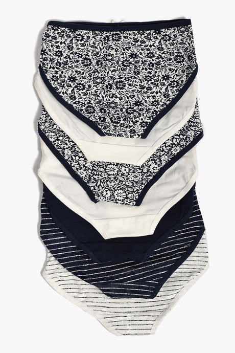 Carina -Pack of 7 Girly Brief Panties