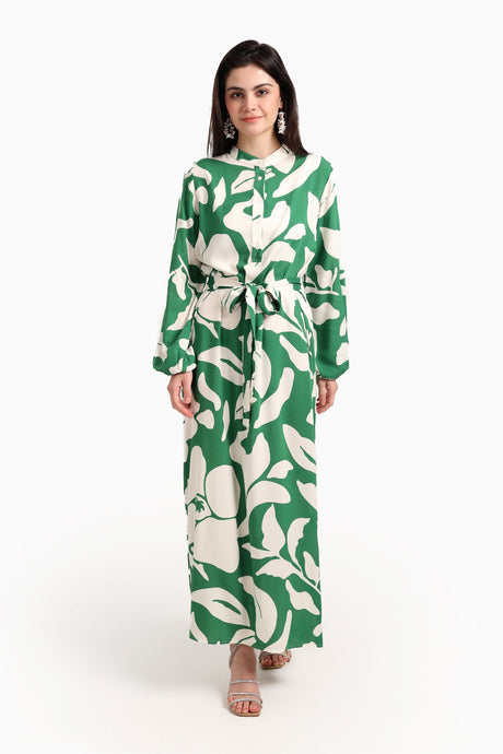 Carina - Elegant Printed Dress