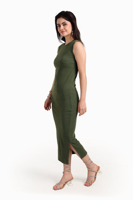 Carina - Slim Fit Midi Dress