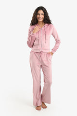 Carina - Hooded Neck Pyjama Set