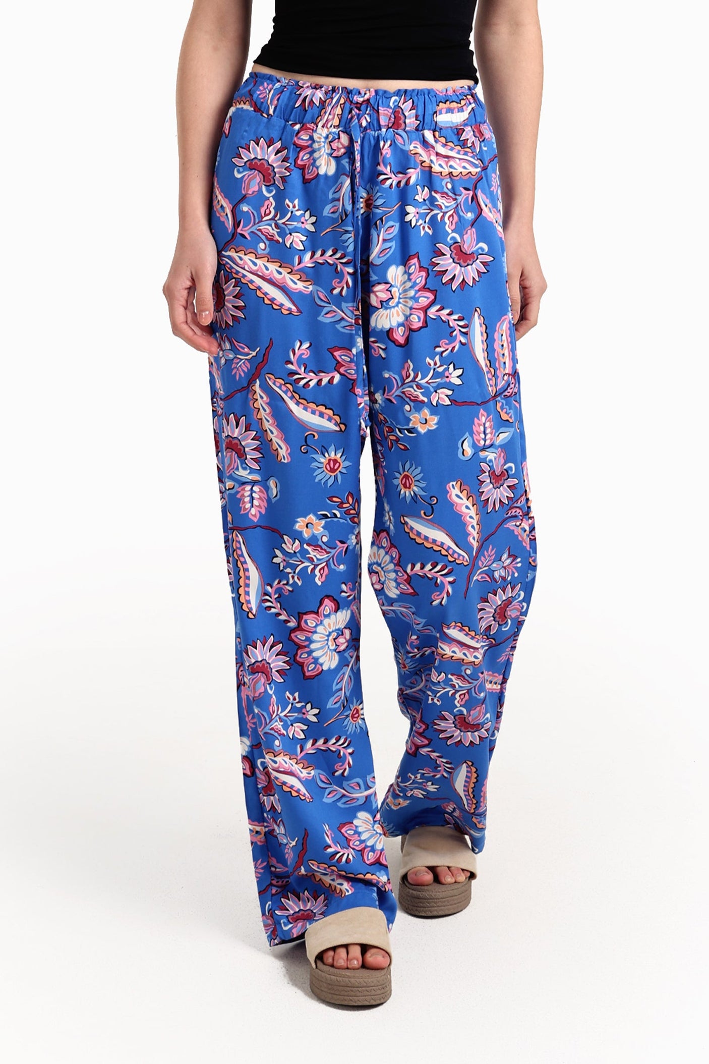 Carina - Effortless Pull-On Printed Pants