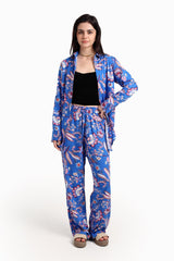 Carina - Chic Cotton Printed Shirt