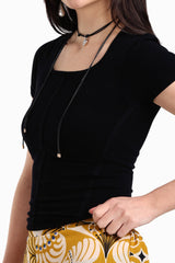 Carina - Basic Ribbed Top