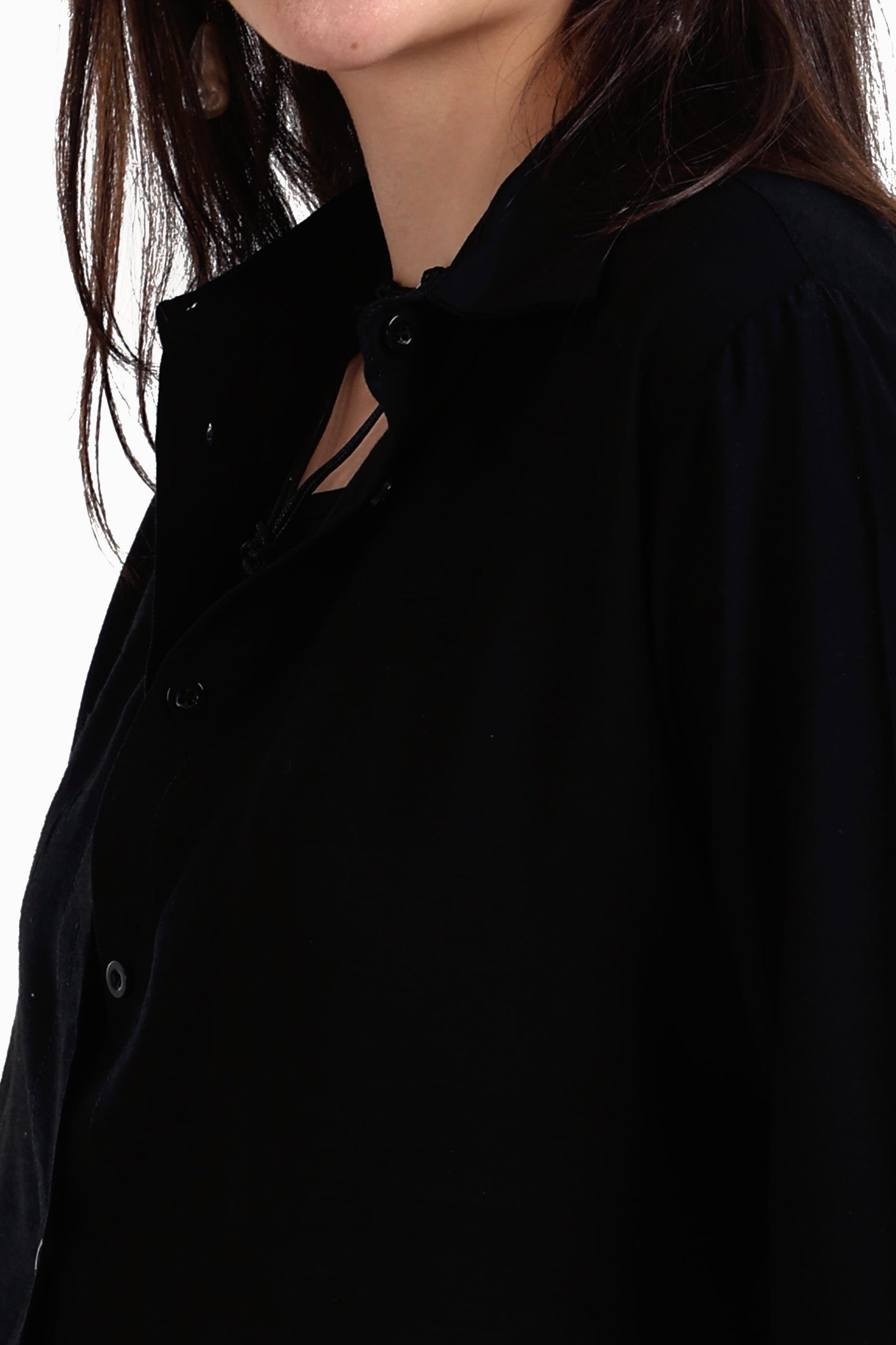 Carina - Voile Button Closure Shirt