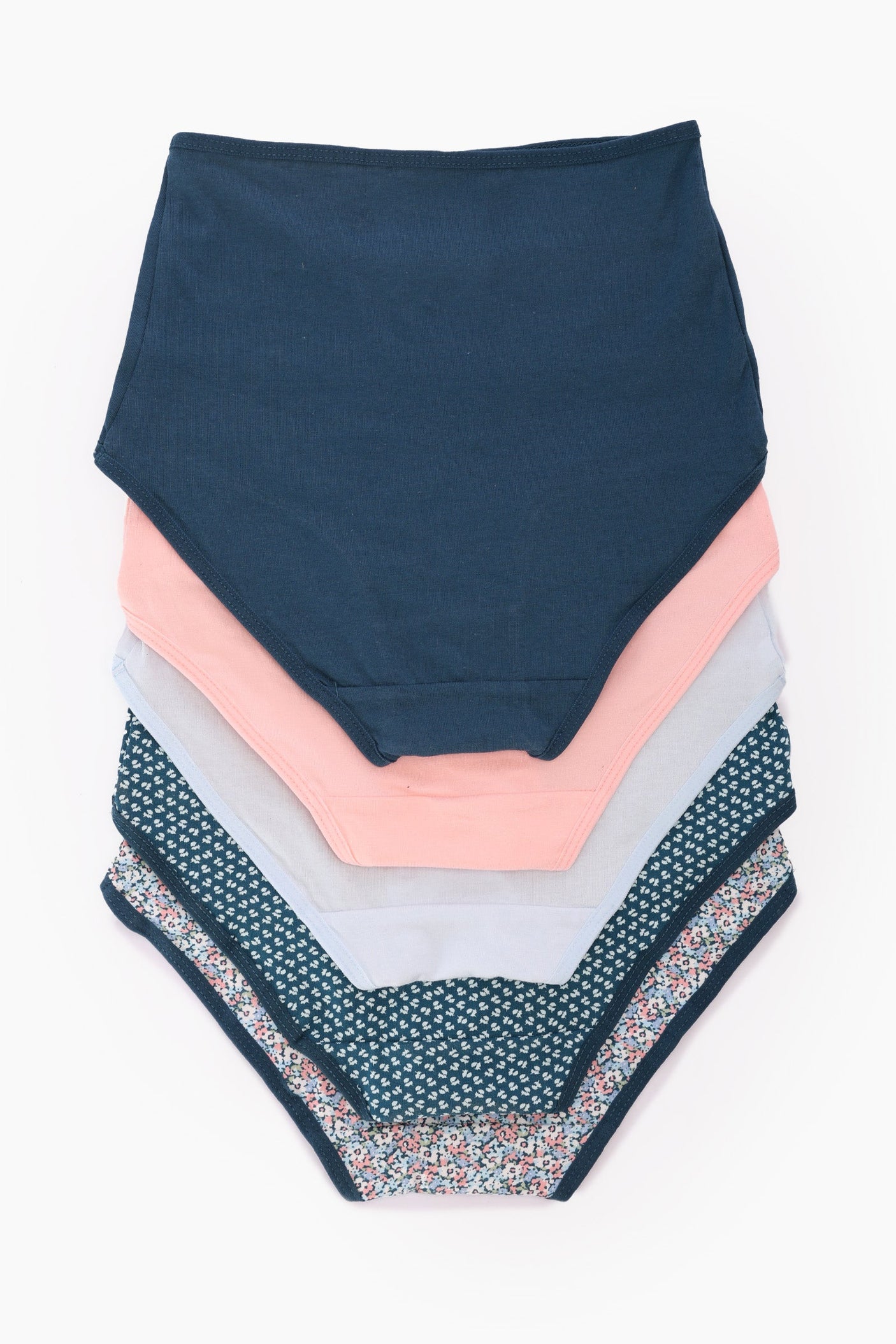 carina - Pack of 5 Colored Full Brief Panties