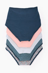 carina - Pack of 5 Colored Full Brief Panties