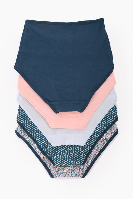 carina - Pack of 5 Colored Full Brief Panties