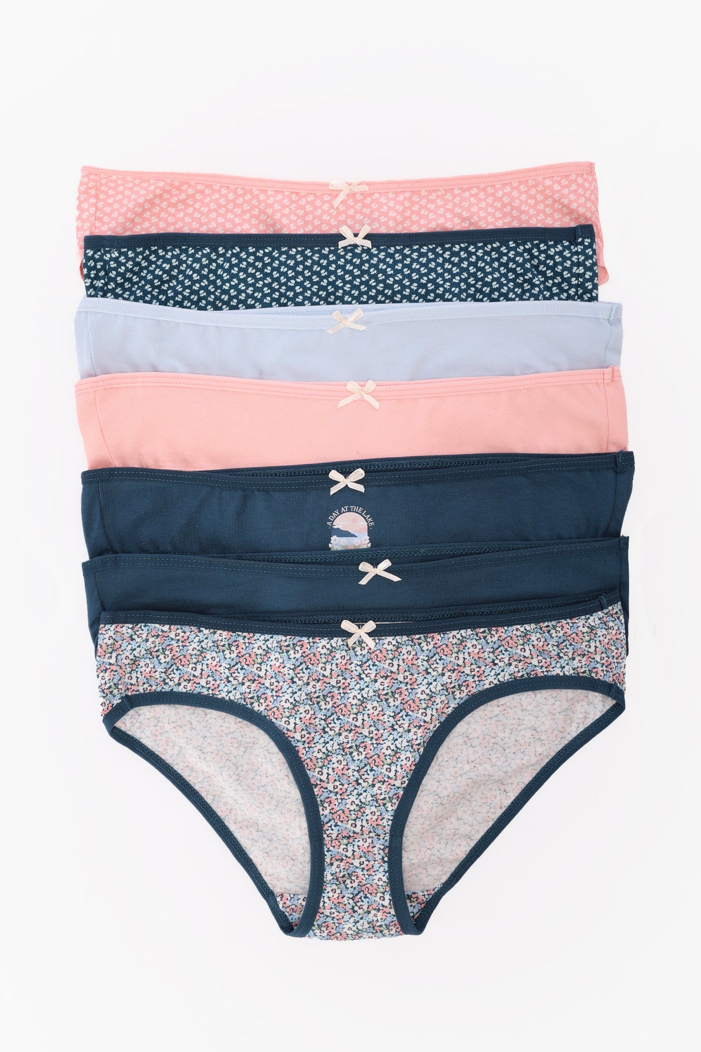 carina - Pack of 7 Colored Bikni Panties