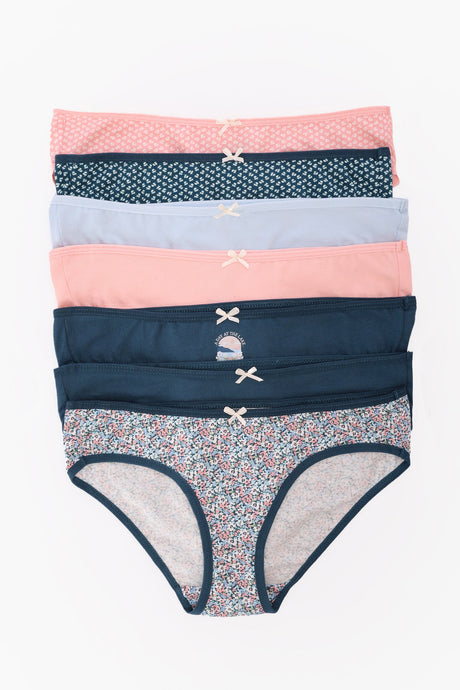 carina - Pack of 7 Colored Bikni Panties