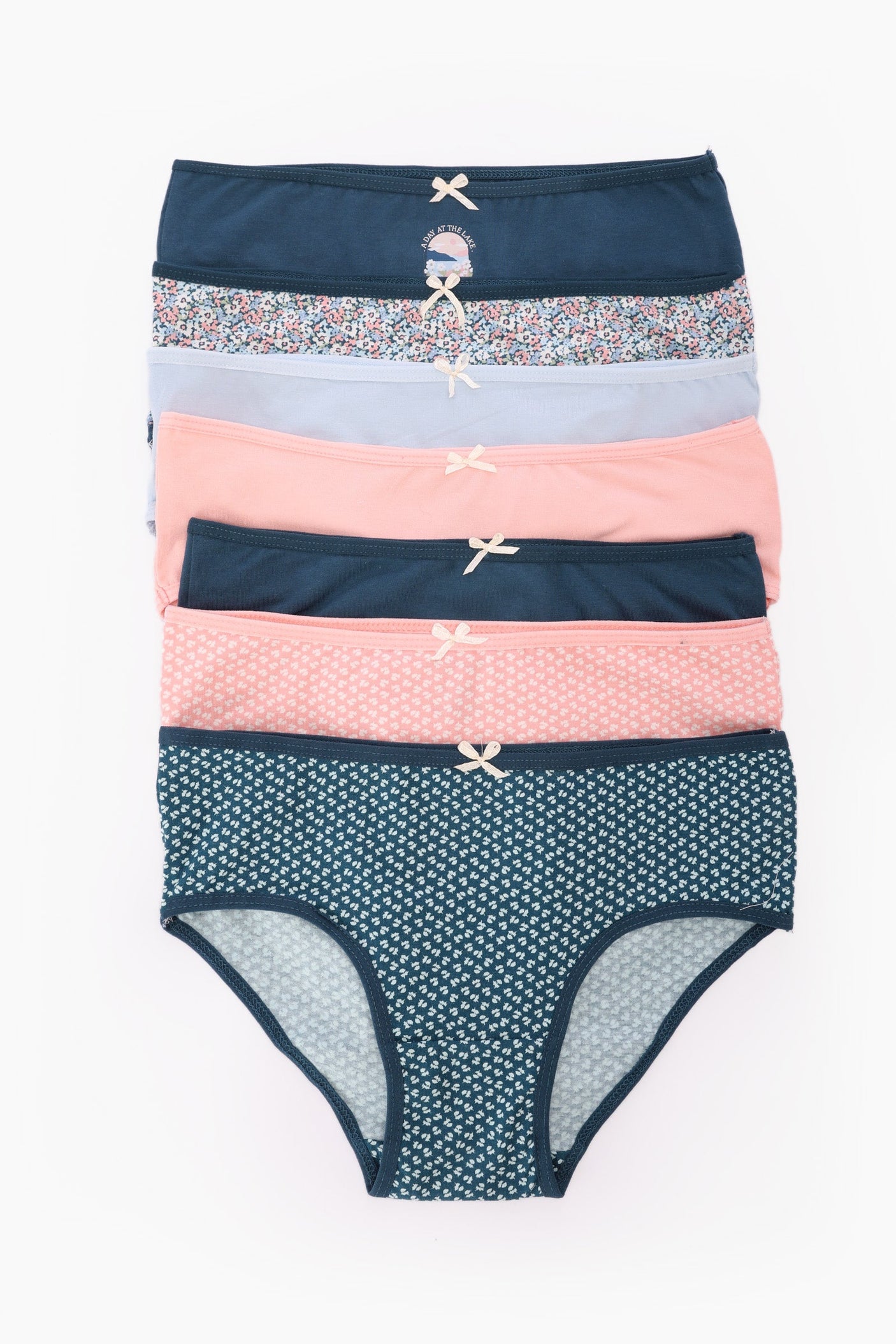 carina - Pack of 7 Colored Brief Panties