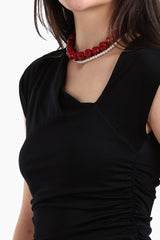Carina - Slim-Fit Asymmetric Top