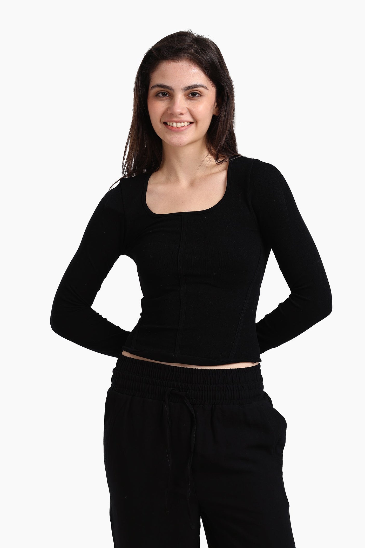 Carina - Square Neck Corset Top