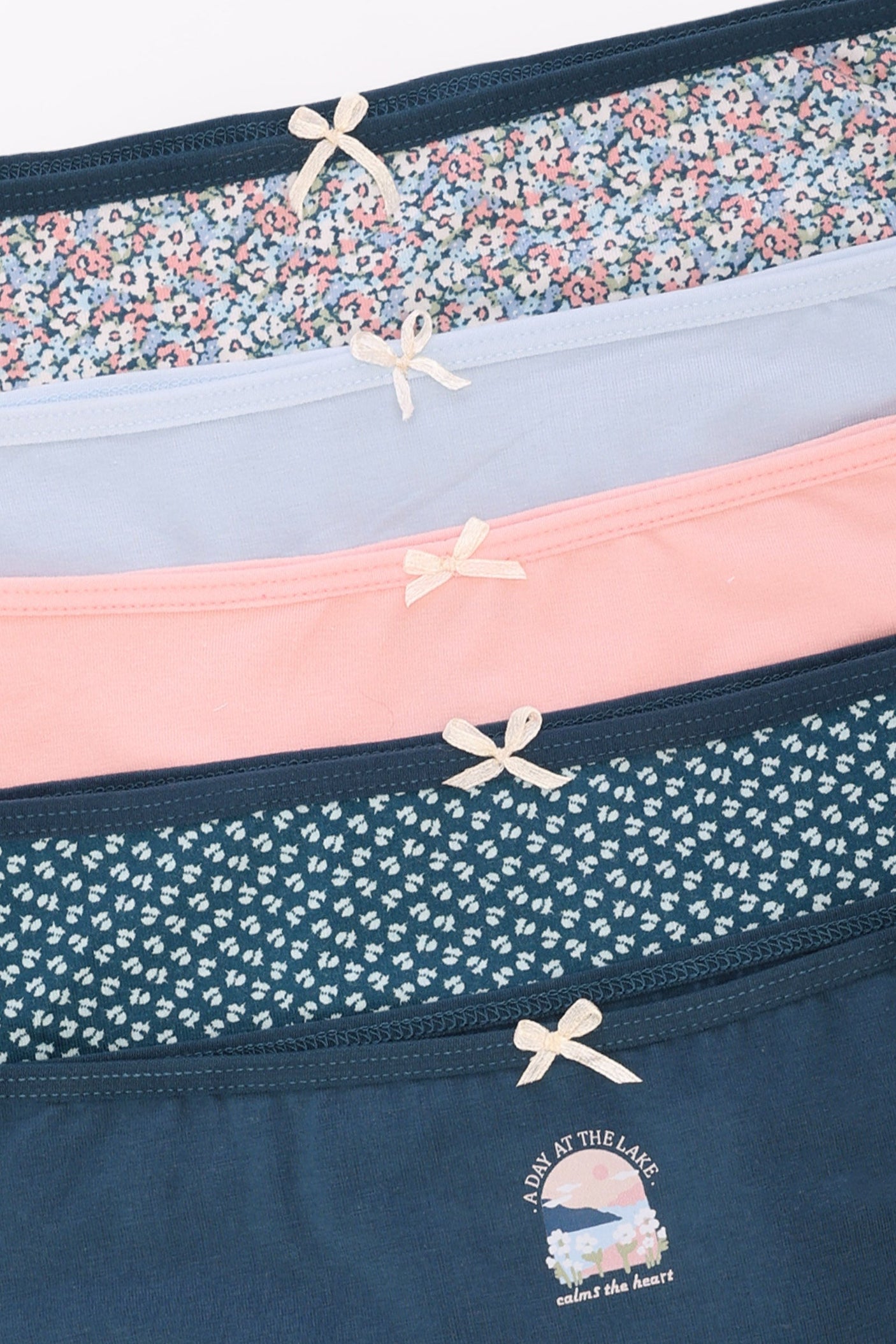 carina - Pack of 5 Colored Brief Panties