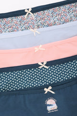 carina - Pack of 5 Colored Brief Panties
