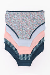 carina - Pack of 5 Colored Brief Panties