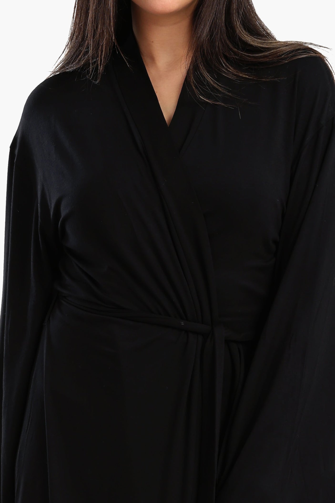 Carina - Long Sleeves Plain Robe