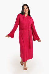 Carina - Long Sleeves Plain Robe