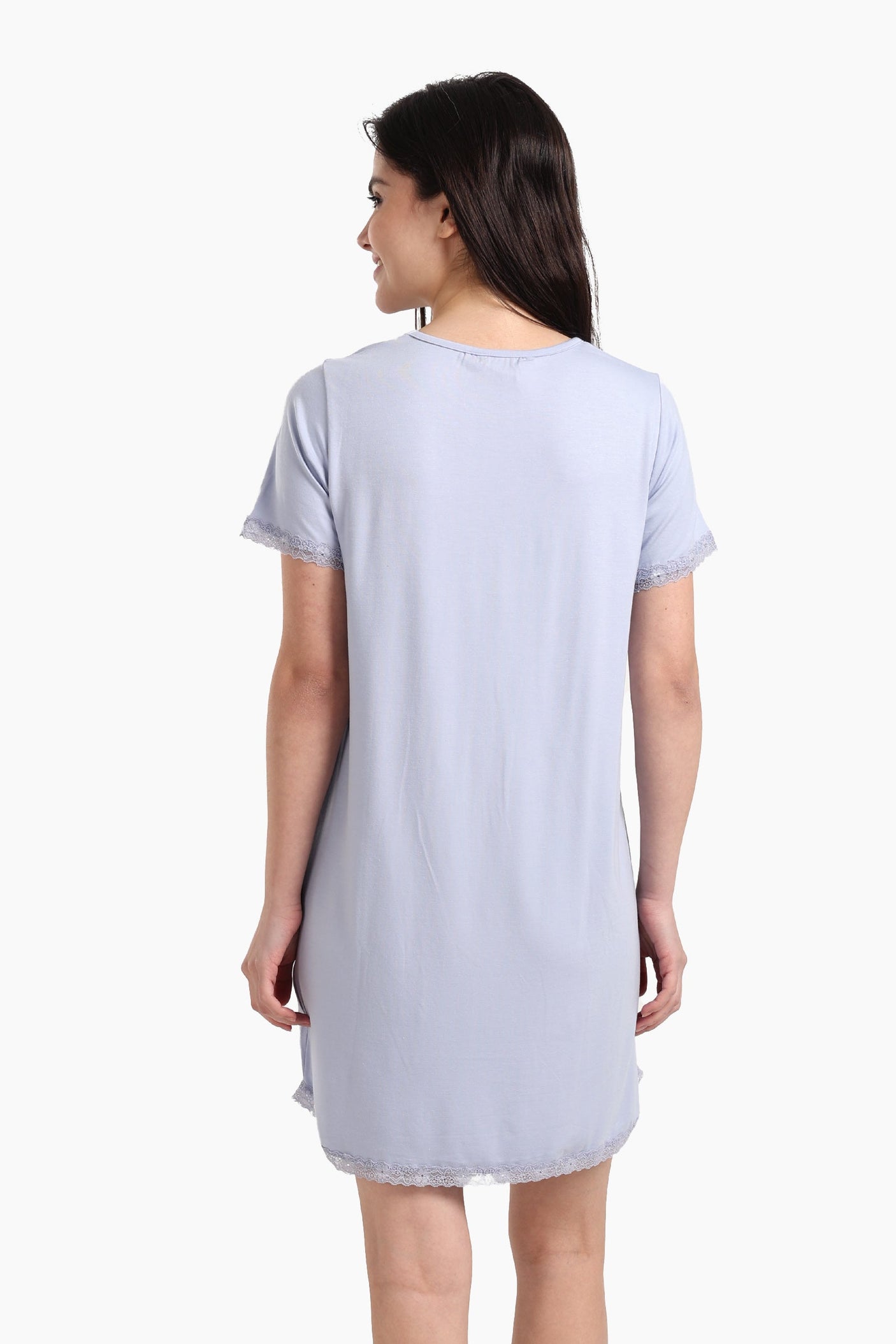 Carina - Lightweight Nightgown with Lace