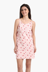 Carina - Charming Printed Cotton Nightgown