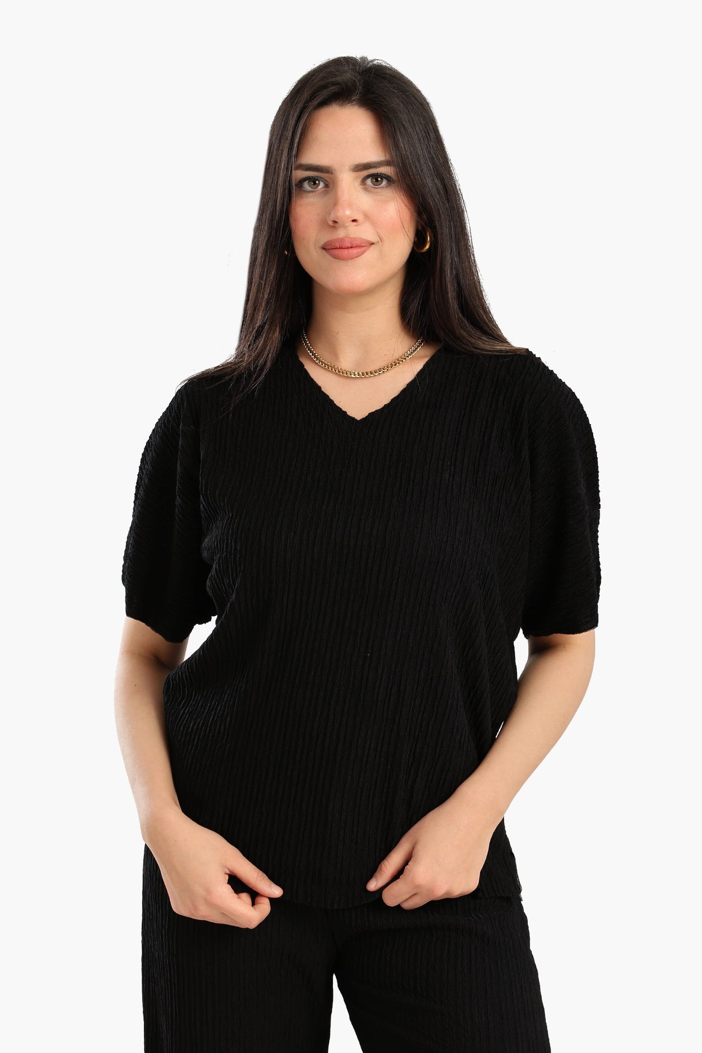 Carina - Ribbed Lounge Blouse