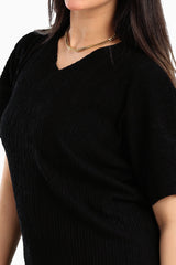 Carina - Ribbed Lounge Blouse
