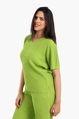 Carina - Ribbed Lounge Blouse