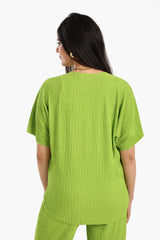 Carina - Ribbed Lounge Blouse