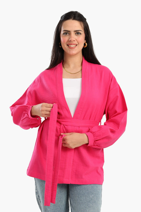 Carina - Tencel Open Front Cardigan