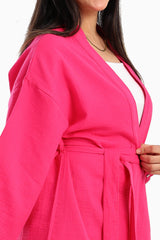 Carina - Tencel Open Front Cardigan
