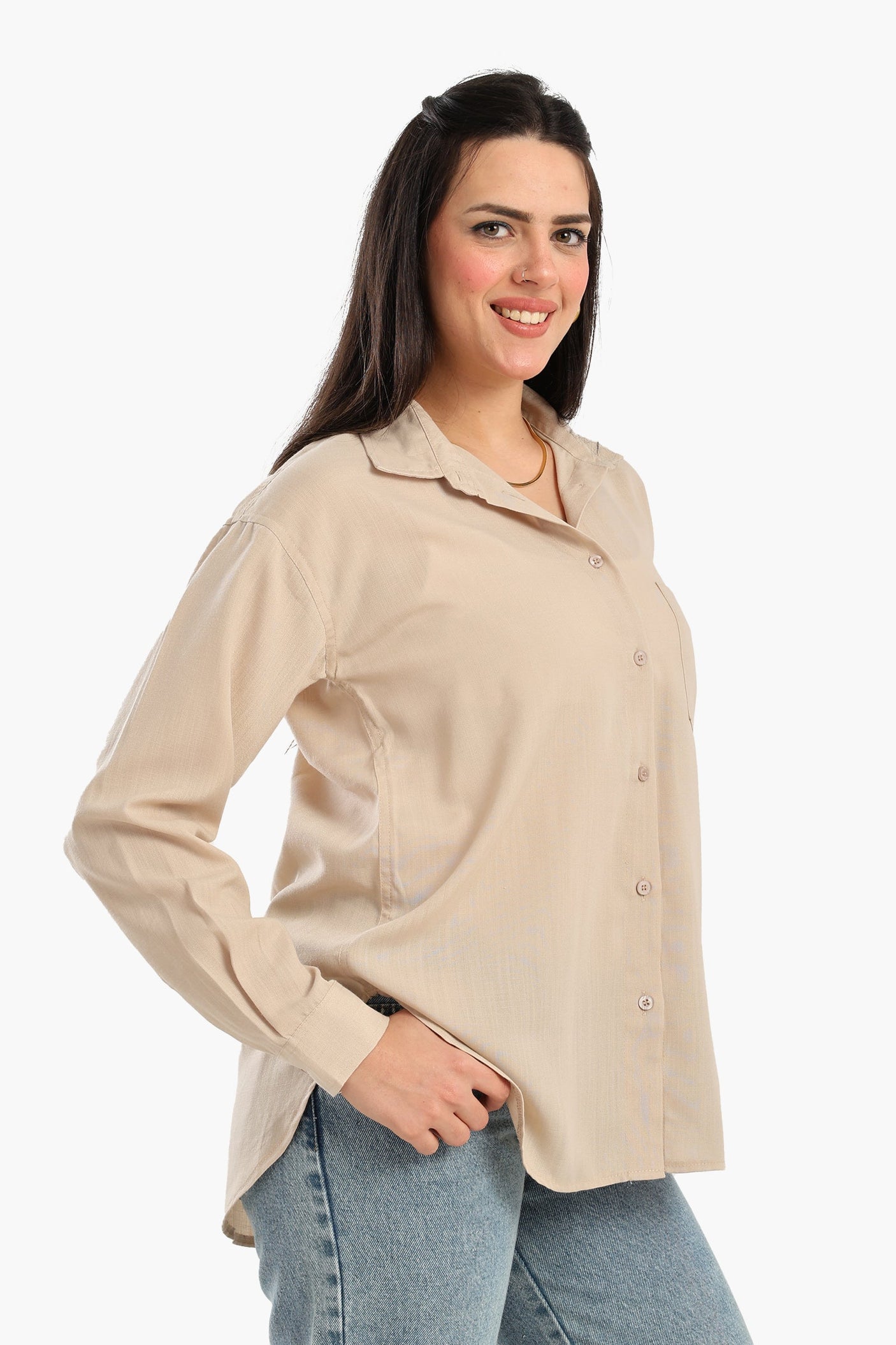 Carina - Voile Plain Shirt