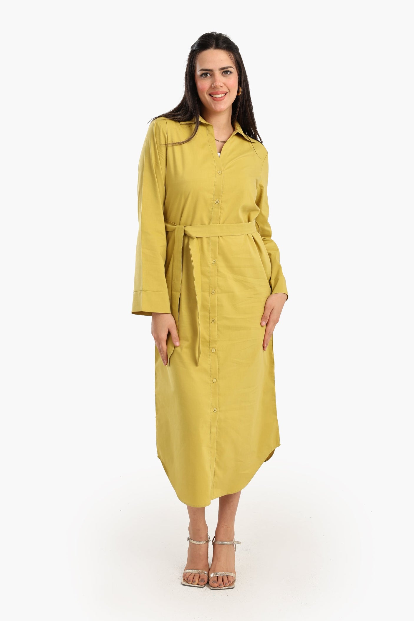 Carina - Classic Poplin Shirt Dress