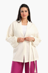 Carina - Tencel Open Front Cardigan