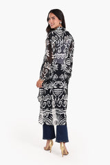 Carina - Chic Printed Midi Dress