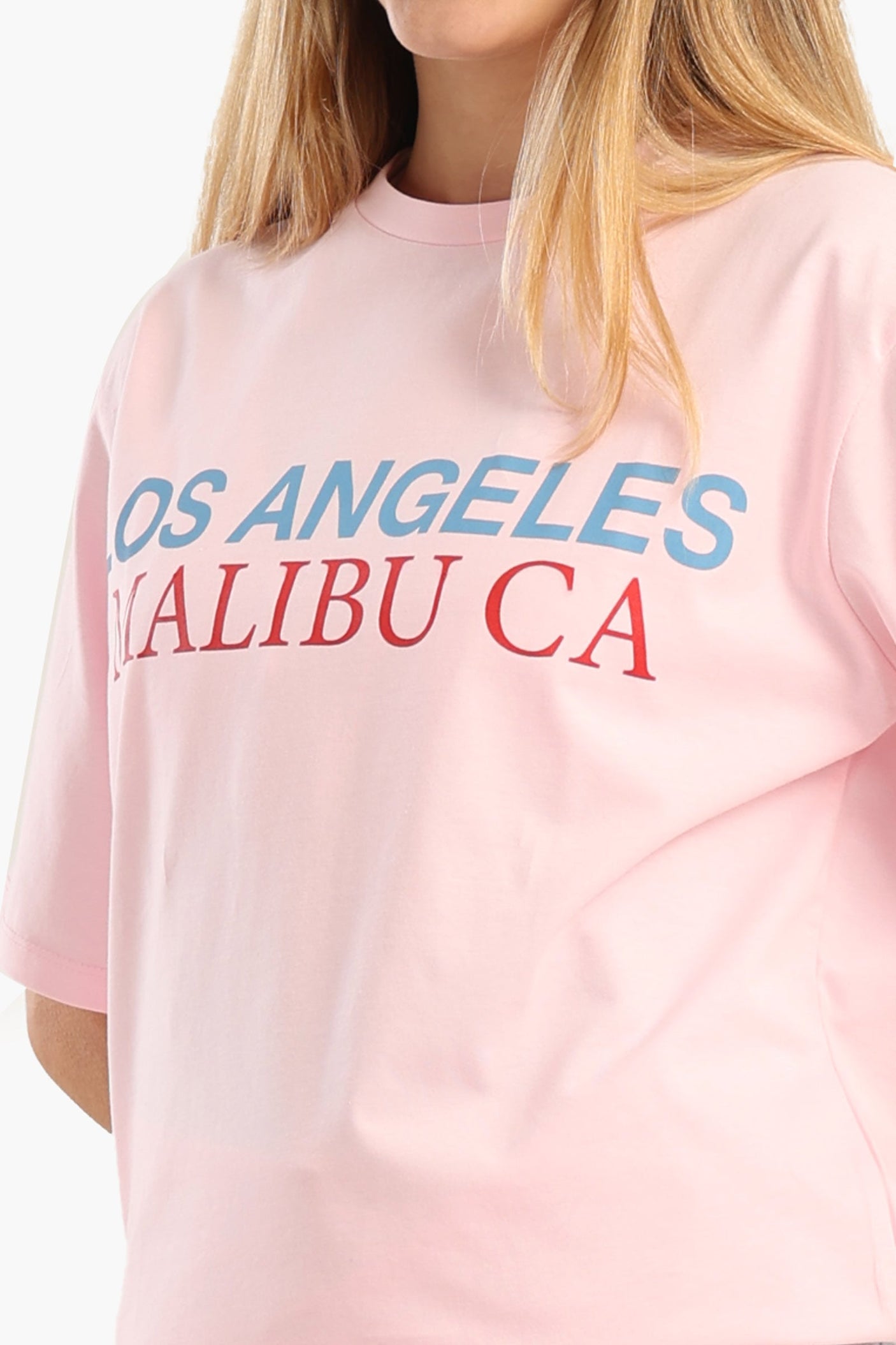 Carina - Pink Slip-On T-Shirt