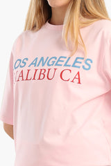 Carina - Pink Slip-On T-Shirt