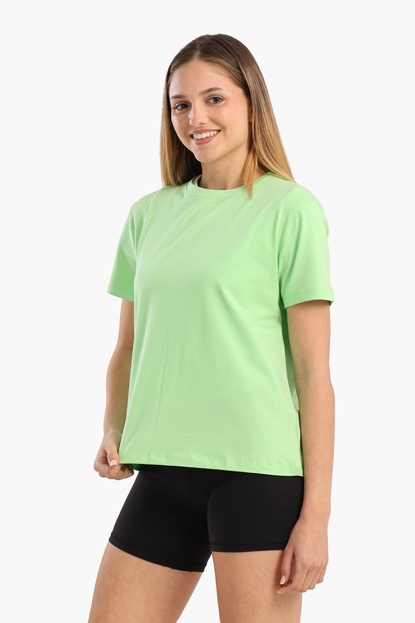Carina - Cotton Basic Slip On T-Shirt